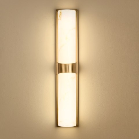 Lampa ścienna MURO LED biały marmur 66 cm Lampa ścienna MURO LED biały marmur 66 cm