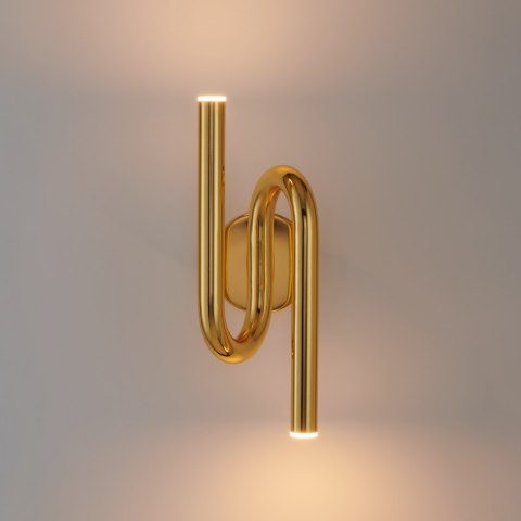 Lampa ścienna MYK LED złota 38 cm Lampa ścienna MYK LED złota 38 cm