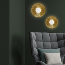 Lampa ścienna SUN L złota 40 cm