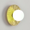 Lampa ścienna SUN L złota 40 cm