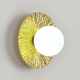 Lampa ścienna SUN S złota 20 cm