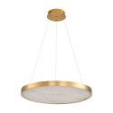 Lampa wisząca ALCHEMY LED złoty alabaster 60 cm
