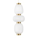 Lampa wisząca BRILLA-3 LED złota 23 cm