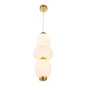 Lampa wisząca BRILLA-3 LED złota 23 cm