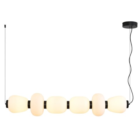 Lampa wisząca BRILLA-6 LED biało-czarna 125 cm Lampa wisząca BRILLA-6 LED biało-czarna 125 cm