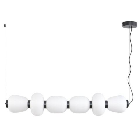 Lampa wisząca BRILLA-6 LED biało-czarna 125 cm Lampa wisząca BRILLA-6 LED biało-czarna 125 cm