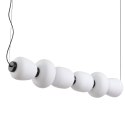 Lampa wisząca BRILLA-6 LED biało-czarna 125 cm