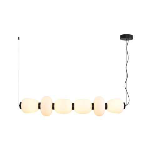 Lampa wisząca BRILLA-6 LED biało-czarna 125 cm Lampa wisząca BRILLA-6 LED biało-czarna 125 cm