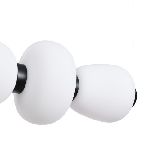 Lampa wisząca BRILLA-6 LED biało-czarna 125 cm Lampa wisząca BRILLA-6 LED biało-czarna 125 cm
