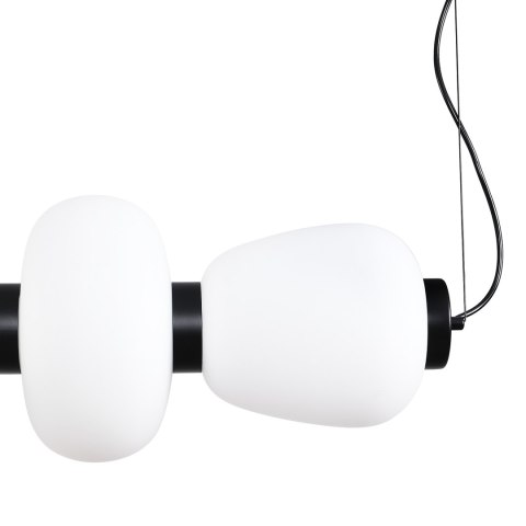 Lampa wisząca BRILLA-6 LED biało-czarna 125 cm Lampa wisząca BRILLA-6 LED biało-czarna 125 cm