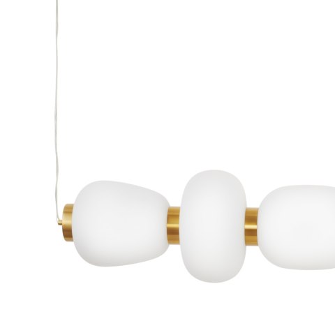 Lampa wisząca BRILLA-6 LED biało-złota 125 cm Lampa wisząca BRILLA-6 LED biało-złota 125 cm