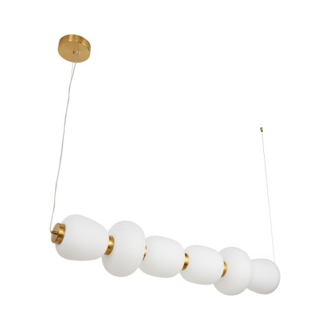 Lampa wisząca BRILLA-6 LED biało-złota 125 cm Lampa wisząca BRILLA-6 LED biało-złota 125 cm