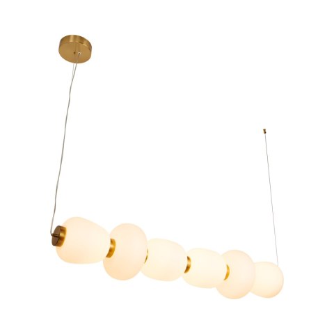 Lampa wisząca BRILLA-6 LED biało-złota 125 cm Lampa wisząca BRILLA-6 LED biało-złota 125 cm