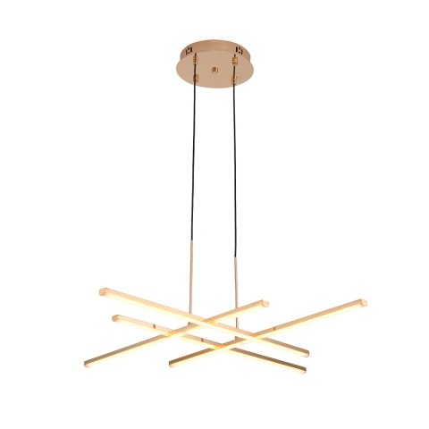 Lampa wisząca CRISS CROSS LED złota 78 cm Lampa wisząca CRISS CROSS LED złota 78 cm