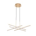 Lampa wisząca CRISS CROSS LED złota 78 cm