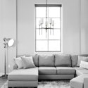 Lampa wisząca DARLING czarny połysk 60 cm