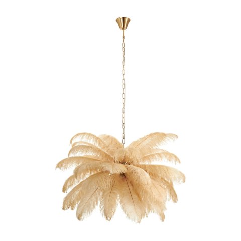 Lampa wisząca EMU pióra beżowe 100 cm Lampa wisząca EMU pióra beżowe 100 cm