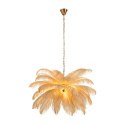 Lampa wisząca EMU pióra beżowe 100 cm