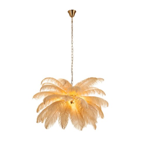 Lampa wisząca EMU pióra beżowe 100 cm Lampa wisząca EMU pióra beżowe 100 cm