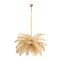 Lampa wisząca EMU pióra beżowe 100 cm
