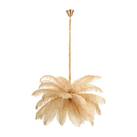 Lampa wisząca EMU pióra beżowe 100 cm Lampa wisząca EMU pióra beżowe 100 cm