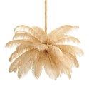 Lampa wisząca EMU pióra beżowe 100 cm