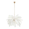 Lampa wisząca EMU pióra białe 100 cm