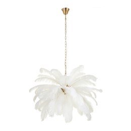 Lampa wisząca EMU pióra białe 100 cm