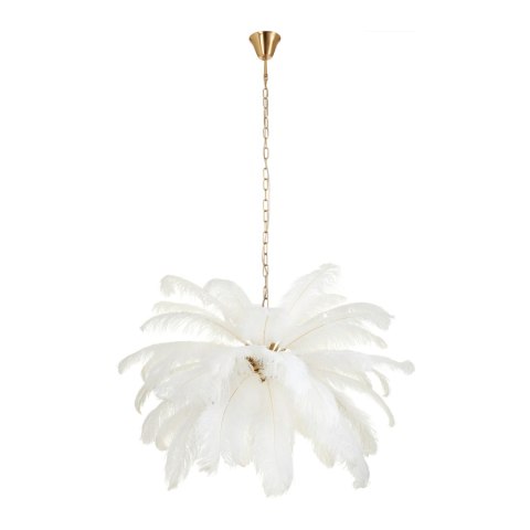 Lampa wisząca EMU pióra białe 100 cm Lampa wisząca EMU pióra białe 100 cm