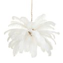 Lampa wisząca EMU pióra białe 100 cm