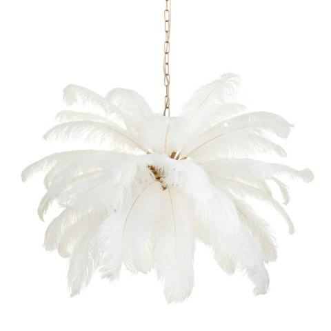Lampa wisząca EMU pióra białe 100 cm Lampa wisząca EMU pióra białe 100 cm