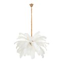 Lampa wisząca EMU pióra białe 100 cm