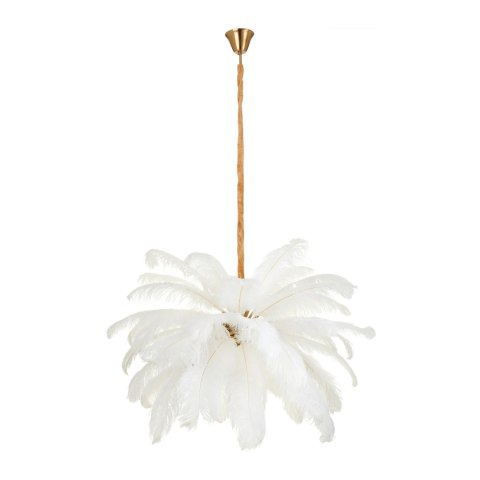 Lampa wisząca EMU pióra białe 100 cm Lampa wisząca EMU pióra białe 100 cm