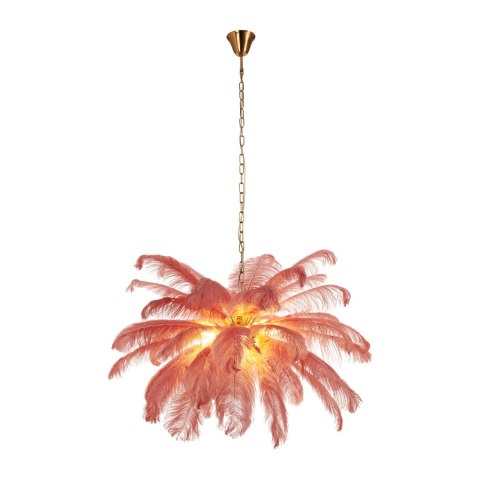Lampa wisząca EMU pióra różowe 100 cm Lampa wisząca EMU pióra różowe 100 cm