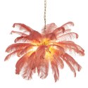 Lampa wisząca EMU pióra różowe 100 cm