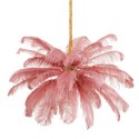 Lampa wisząca EMU pióra różowe 100 cm