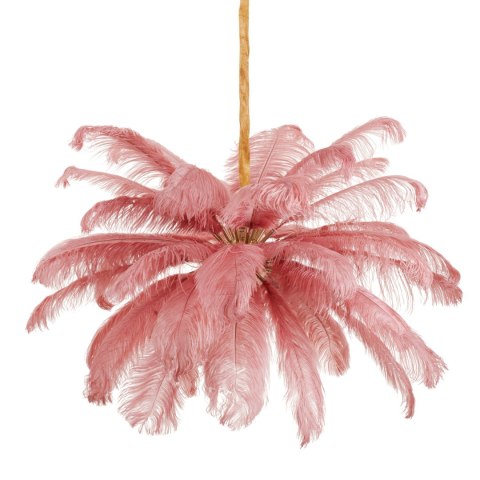 Lampa wisząca EMU pióra różowe 100 cm Lampa wisząca EMU pióra różowe 100 cm
