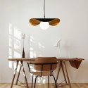 Lampa wisząca ENZO biało złota 40 cm