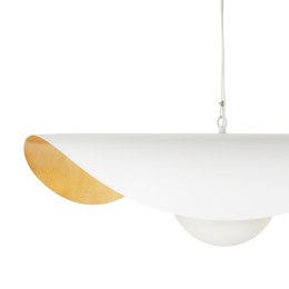 Lampa wisząca ENZO biało złota 80 cm