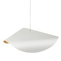 Lampa wisząca ENZO biało złota 80 cm