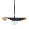 Lampa wisząca ENZO czarno złota 40 cm