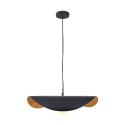 Lampa wisząca ENZO czarno złota 60 cm