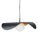 Lampa wisząca ENZO czarno złota 60 cm