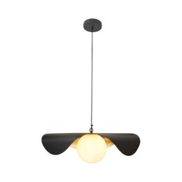 Lampa wisząca ENZO czarno złota 80 cm