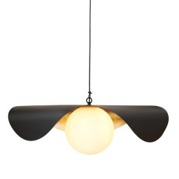 Lampa wisząca ENZO czarno złota 80 cm