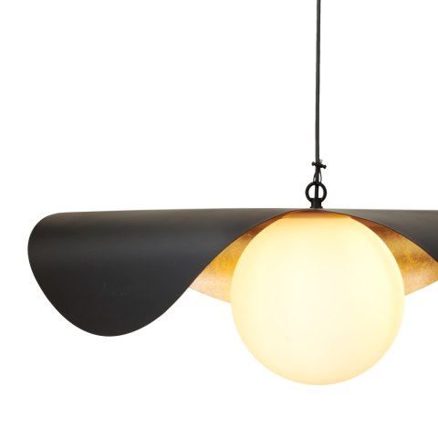 Lampa wisząca ENZO czarno złota 80 cm Lampa wisząca ENZO czarno złota 80 cm