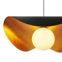 Lampa wisząca ENZO czarno złota 80 cm