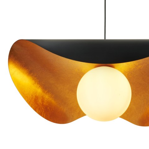 Lampa wisząca ENZO czarno złota 80 cm Lampa wisząca ENZO czarno złota 80 cm