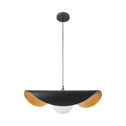 Lampa wisząca ENZO czarno złota 80 cm Lampa wisząca ENZO czarno złota 80 cm