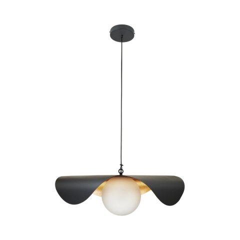 Lampa wisząca ENZO czarno złota 80 cm Lampa wisząca ENZO czarno złota 80 cm